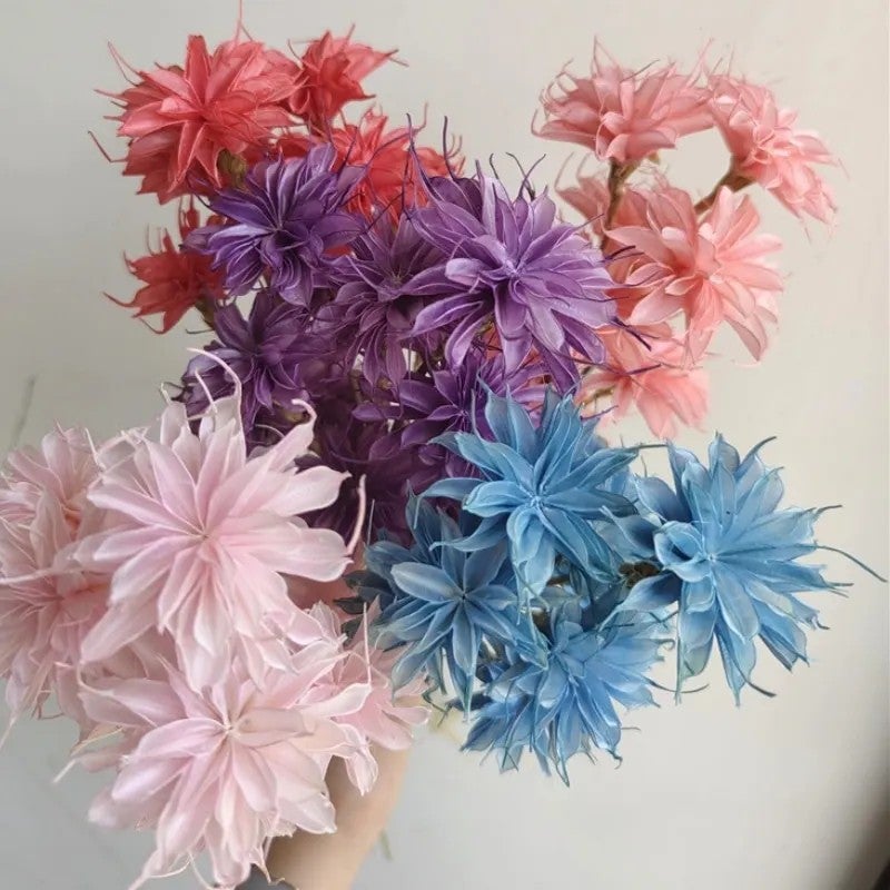 Bluejw Handmade Epiphyllum Dried Flower Arrangement with Stem – Natural Dried Plants for Easter, Wedding & Home Decor, Festive Dried Floral Decoration - Image 4