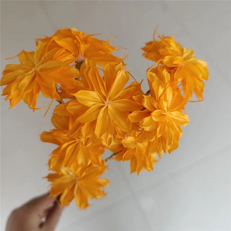 Bluejw Handmade Epiphyllum Dried Flower Arrangement with Stem – Natural Dried Plants for Easter, Wedding & Home Decor, Festive Dried Floral Decoration - Image 1