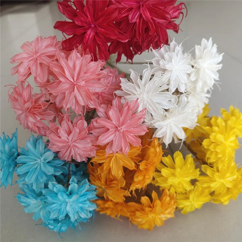 Bluejw Handmade Epiphyllum Dried Flower Arrangement with Stem – Natural Dried Plants for Easter, Wedding & Home Decor, Festive Dried Floral Decoration - Image 3