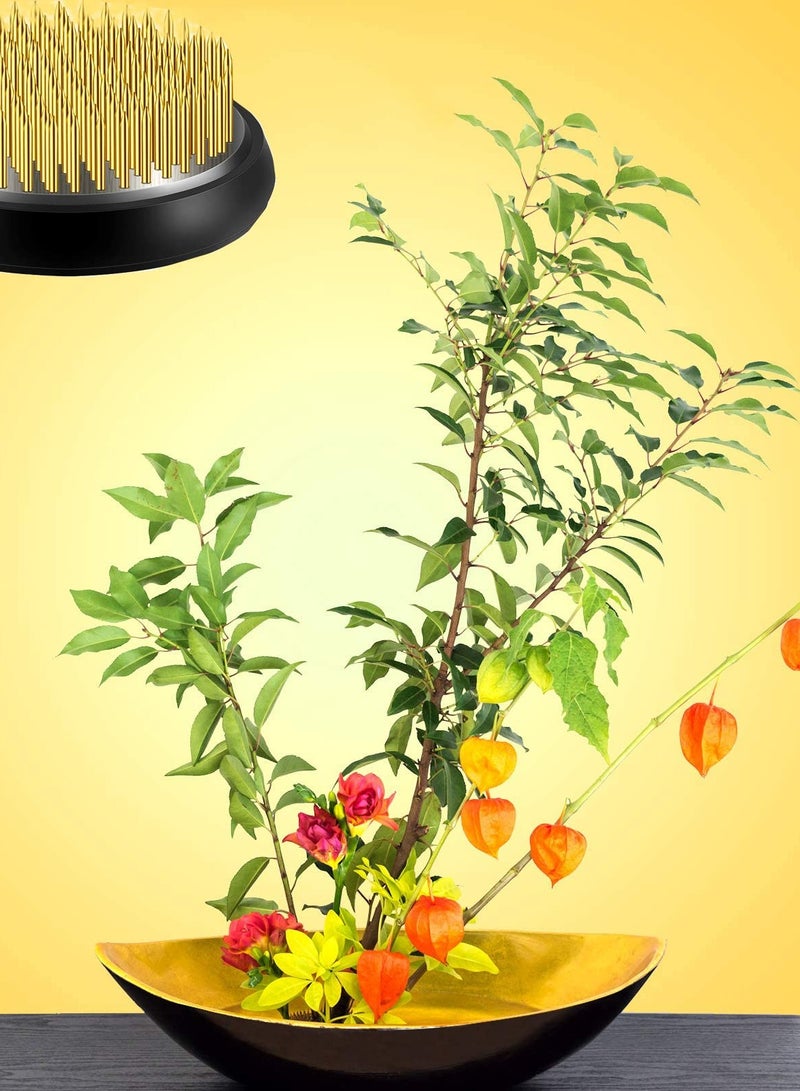 SYOSI Frog Flower Arrangement Holder, 3 Sizes Round Metal Floral Arranger Pin Holders DIY Floral Plant Craft Decoration Accessories for Home Store Hotel  - Image 3