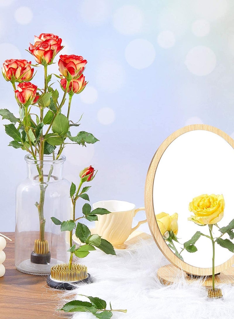 SYOSI Frog Flower Arrangement Holder, 3 Sizes Round Metal Floral Arranger Pin Holders DIY Floral Plant Craft Decoration Accessories for Home Store Hotel  - Image 2