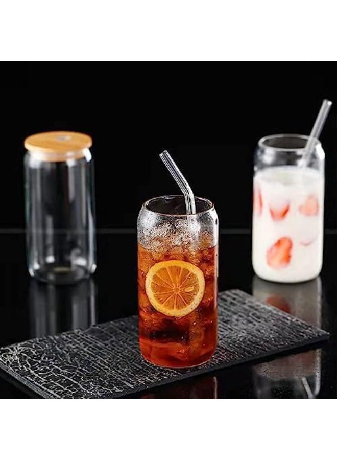 600ml Mason Jar Glass with Bamboo Silicone Lid & Lollipop Straw – Reusable Wide-Mouth Drinking Glass for Iced Coffee, Juice, Smoothies & Cocktails  - Image 3