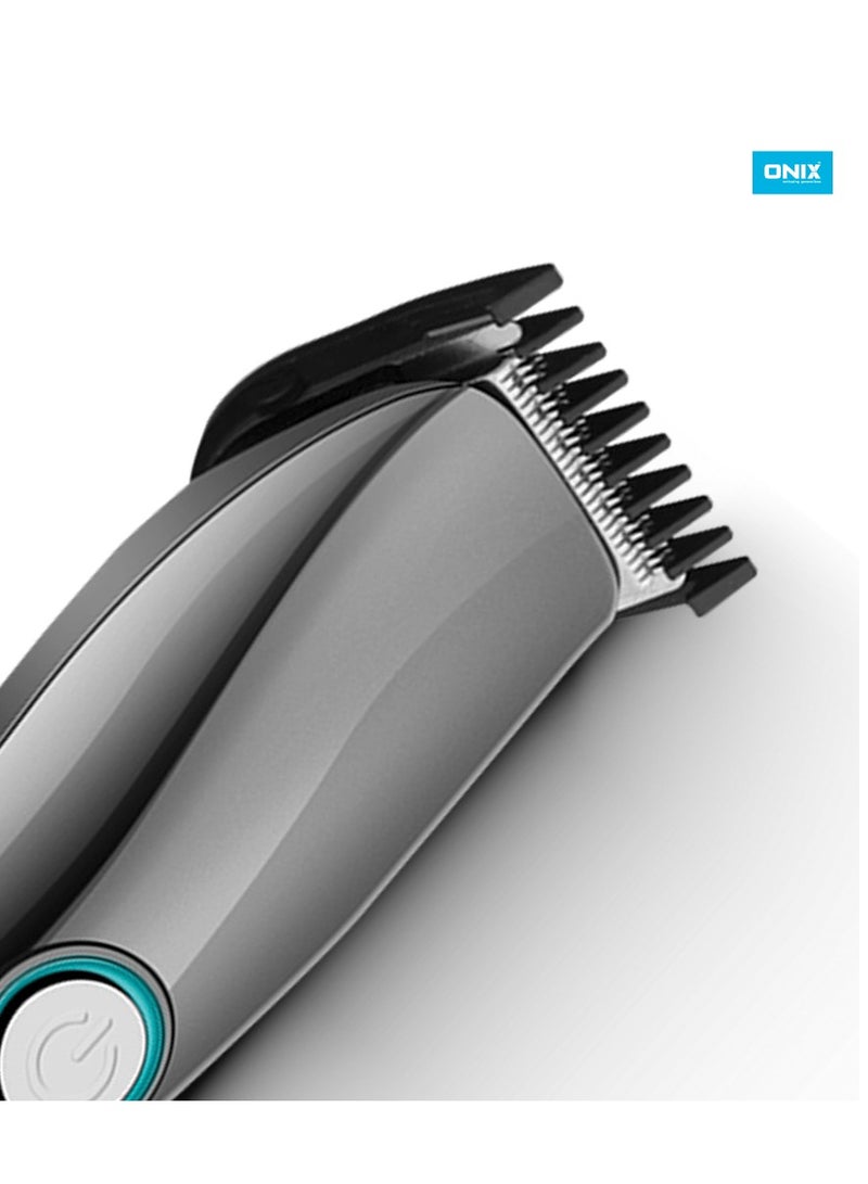 ONIX Cordless Hair Clipper with Hair Trimming and Grooming Kit Black - OHC3 - Image 2