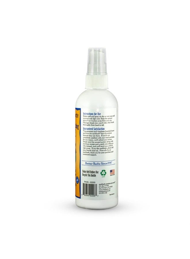 Vanilla & Almond 3-in-1 Dog & Puppy Deodorizing Spritz - Deodorizes, Conditions, & Detangles, Aloe Vera, Vitamin E - Keep Your Dog's Coat Feeling Soft and Tangle Free - 8 fl. oz