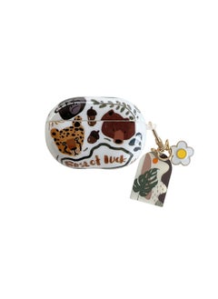 Suitable For HuaweiFreebuds5 Bluetooth HeadSEt Protective Cover Se2/4/5i/pro2 Cartoon Soft Shell Cute And Creative-Color:IMD Soft Shell-animal Collection (with Pendant)-Model:For HuaweiFreebuds Pro Headphone Case