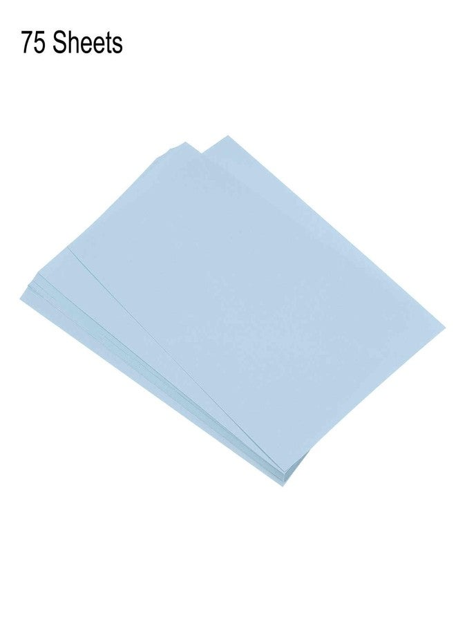MECCANIXITY 75 Sheets A4 Colored Print Copy Paper 8.5" x 11" Origami Paper Printer Paper 80gsm for Printing, Document Copying, Art Craft, Light Blue - Image 3