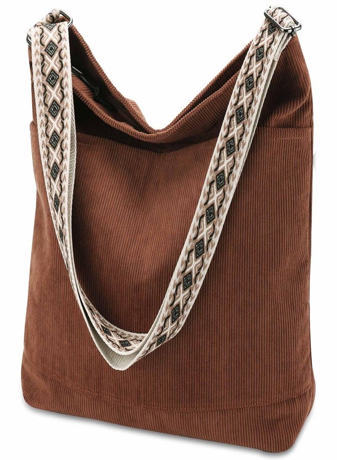 VX VONXURY Crossbody Bag,Lightweight Canvas Shoulder Tote for Women Water Resistant Top Zip Hobo Purse with Adjustable Strap - Image 1