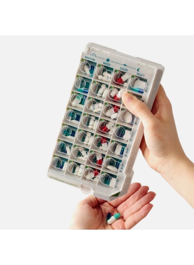 بيل بوكس صندوق أدوية أسبوعي من Pilbox، ألوان متنوعة، وحدة واحدة - Image 2