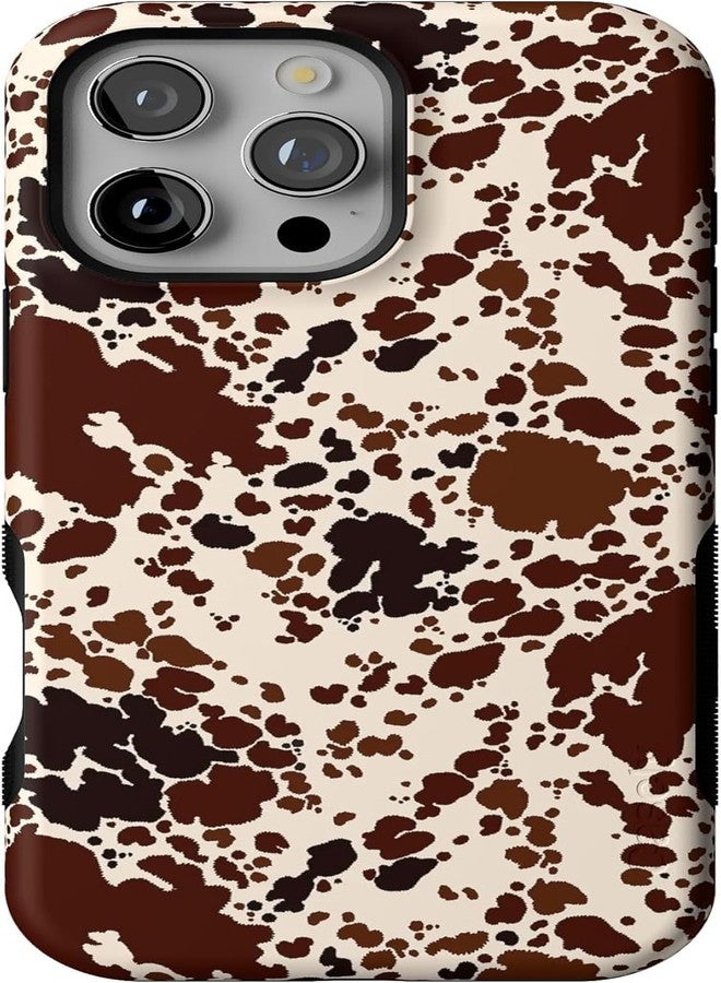 Casely iPhone 16 Pro Case | Cowgirl Envy | Cow Print | Compatible with MagSafe | Bold Protective Case Design - Image 1