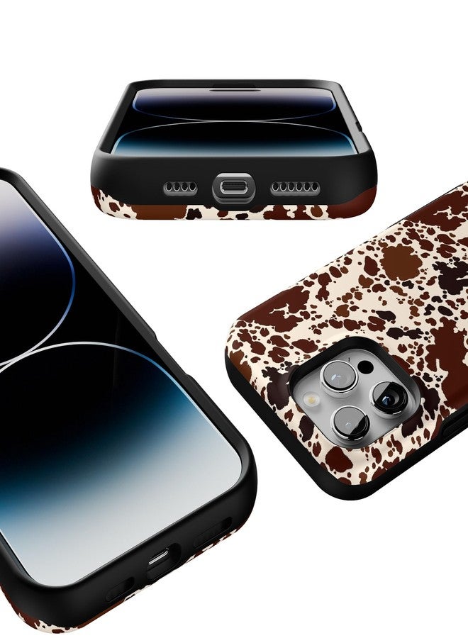 Casely iPhone 16 Pro Case | Cowgirl Envy | Cow Print | Compatible with MagSafe | Bold Protective Case Design - Image 3