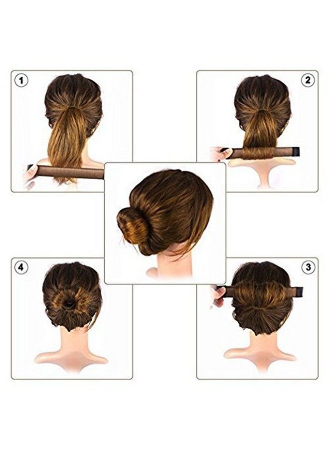 Chronex-Women's Perfect Hair Making Styling French Twist Donut Bun Hairstyle Tool - Image 3