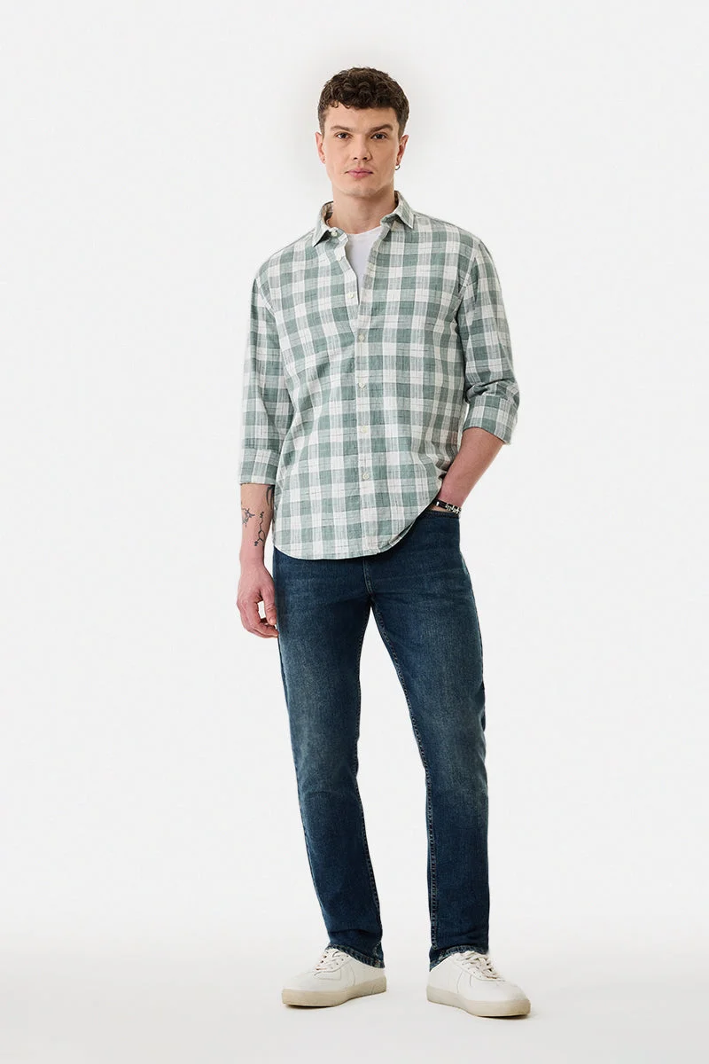 SNITCH 100% Cotton Regular Fit Checks Shirt