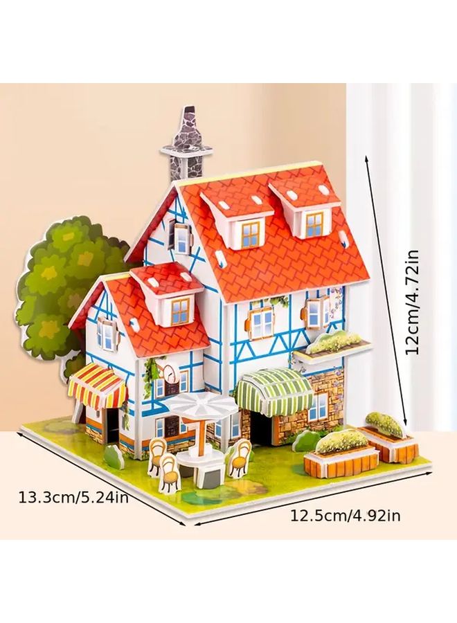 Lakeside Farm 3D Paper Building Kit Creative Construction Toy Develops Focus Motor Skills - Image 5
