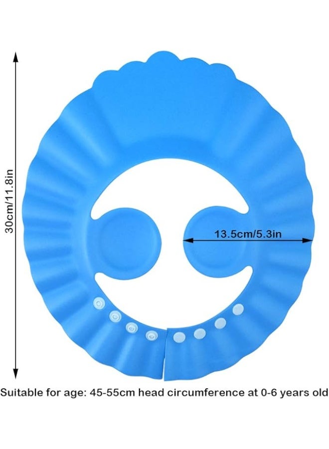 Soft, safe and adjustable bath cap, baby shower cap for washing hair to protect baby's eyes - Image 2