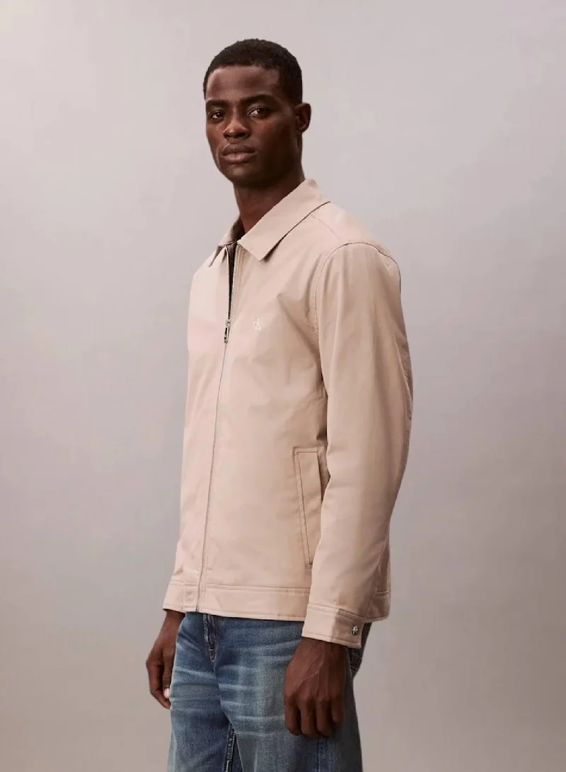 Calvin Klein Jeans Vintage Khaki Padded Cotton Stretch Jacket for Men | Best Price UAE