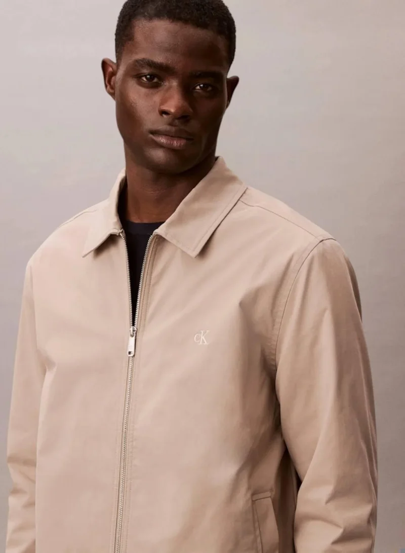 Calvin Klein Jeans Vintage Khaki Padded Cotton Stretch Jacket for Men | Best Price UAE