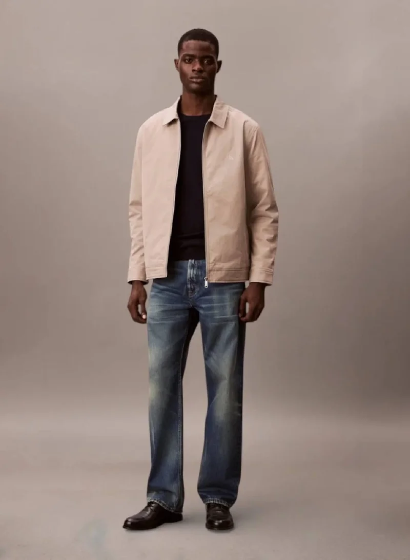 Calvin Klein Jeans Vintage Khaki Padded Cotton Stretch Jacket for Men | Best Price UAE