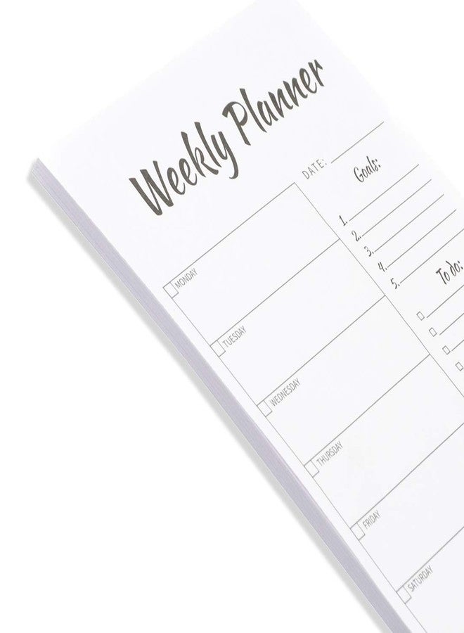 COI Weekly Goal Planner Notepad Set of 2 – 5.5 × 8.5 in Undated To Do List Writing Pad, 50 Tear-Off Sheets per Pad, 70 GSM Bleed-Resistant Paper, Productivity Desk Memo Pad for Home Office & Task Management - Image 5