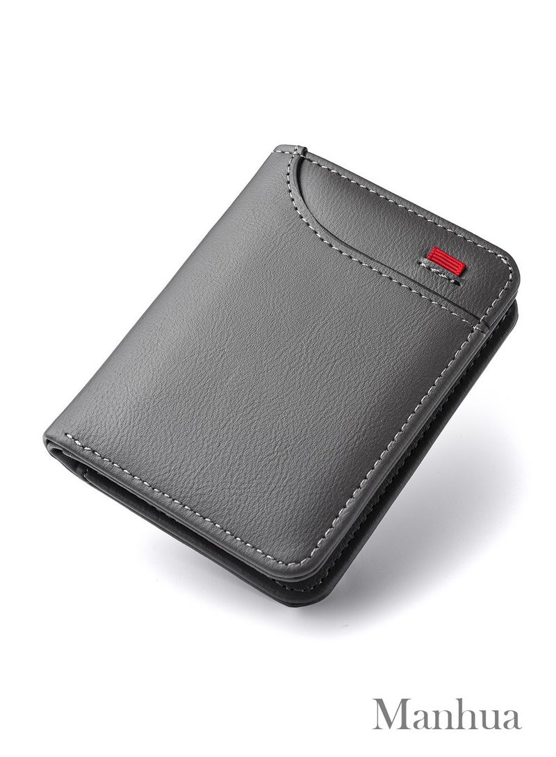  المانجا الصينية بطاقة متعددة موقف كم عمودي بطاقة المحفظة - Image 1