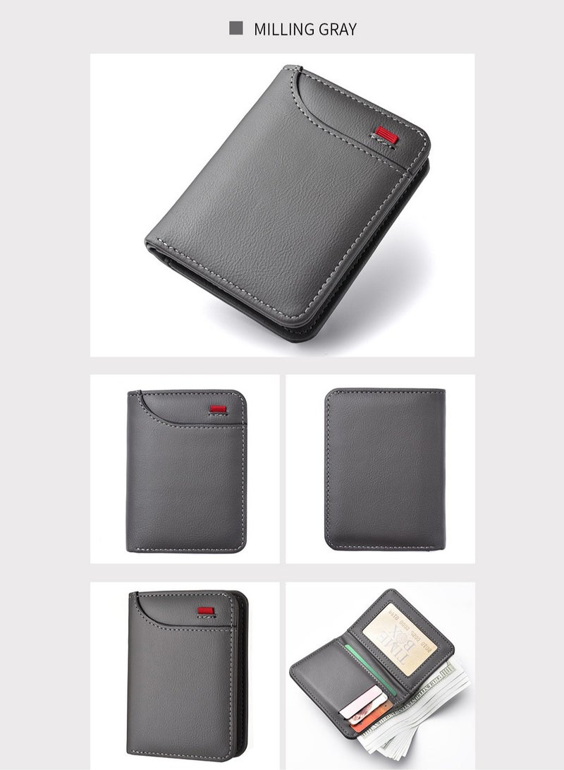  المانجا الصينية بطاقة متعددة موقف كم عمودي بطاقة المحفظة - Image 4