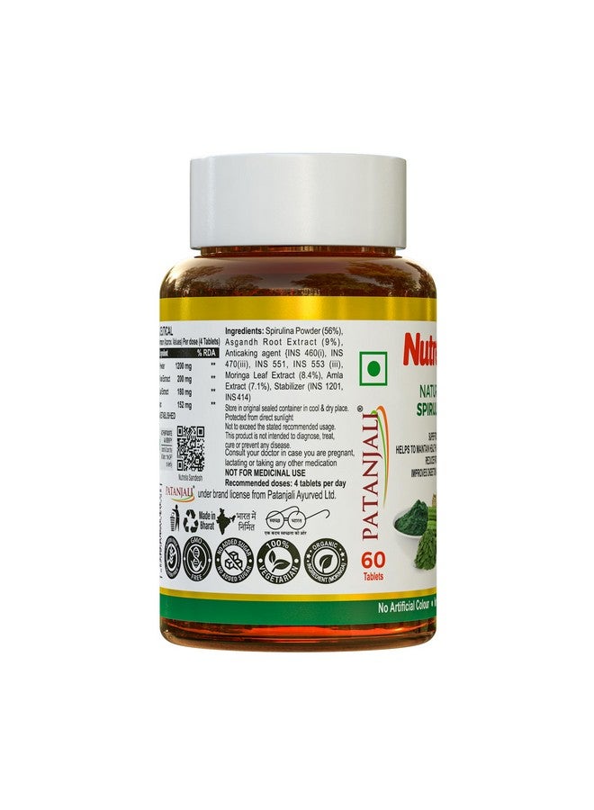 Nutrela Nutrition Spirulina Tablets | High-Protein Superfood | Rich in Vitamins, Minerals & Antioxidants | Boosts Immunity & Energy | Gluten-Free & GMO-Free | Vegan-Friendly - Image 3