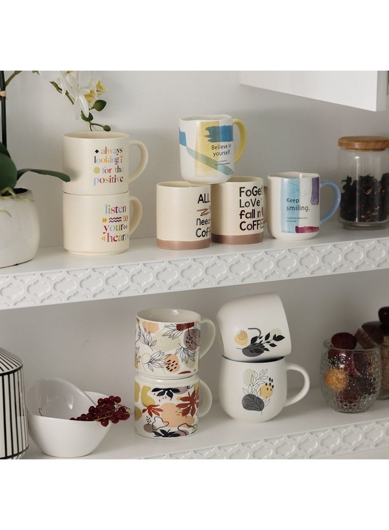 دانوب هوم طقم أكواب دانوب الأساسي من البورسلين الجديد قطعتين وردي وأزرق ٦٤٥ مل - Image 5