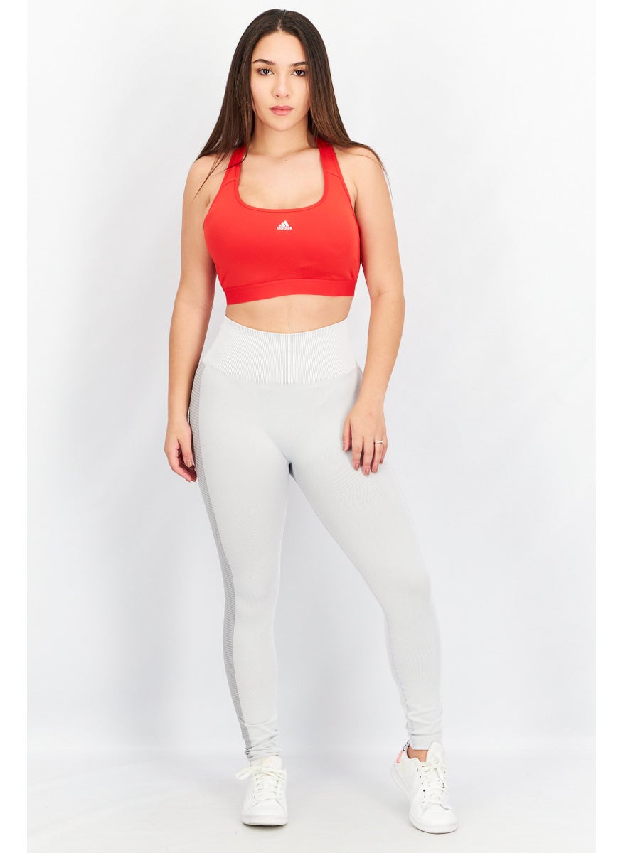 Adidas Women Non Padded Training Sports Bra, Red  - Image 3