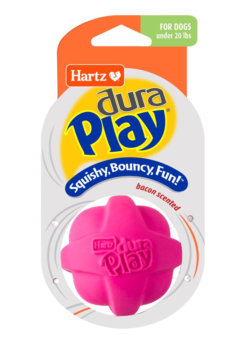 Hartz DuraPlay Bacon Scented Dog Toys, Small (Assorted Color) - Image 1