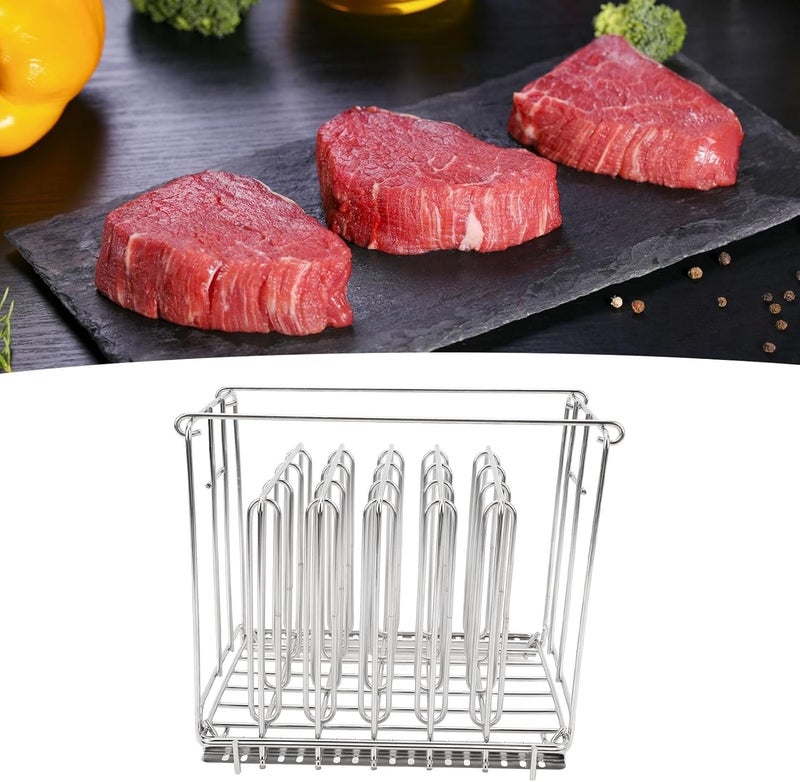 Yechiry Slow Cooker Rack Stainless Steel Large Capacity Folding Accessory for Kitchen Cooking - Image 5