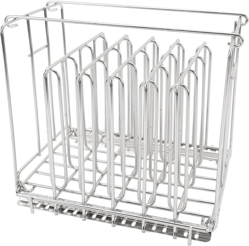 Yechiry Slow Cooker Rack Stainless Steel Large Capacity Folding Accessory for Kitchen Cooking - Image 3