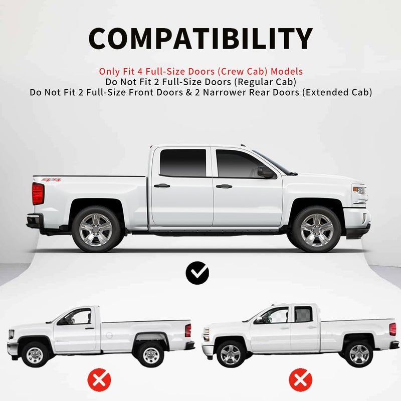 MAXDOM LLC MAXDOM Under Seat Storage Fit for (2007-2018) Chevy Silverado 1500/GMC Sierra 1500 (2007-2019) 2500HD 3500HD Crew Cab Rear Underseat Organizer Box - Image 2