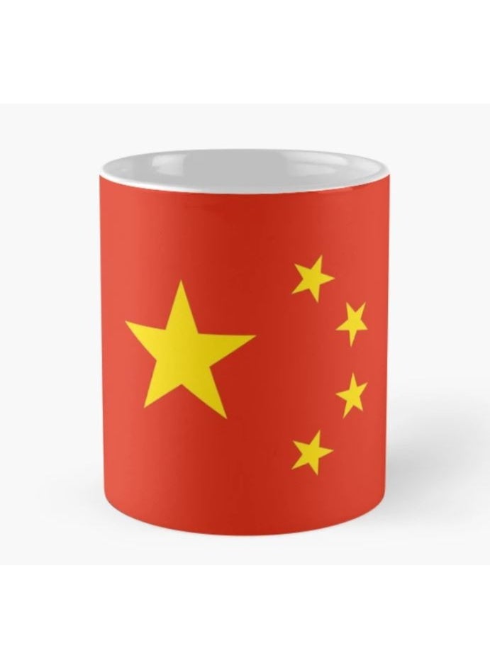 RYN Chinese Flag Coffee Mug - Image 1