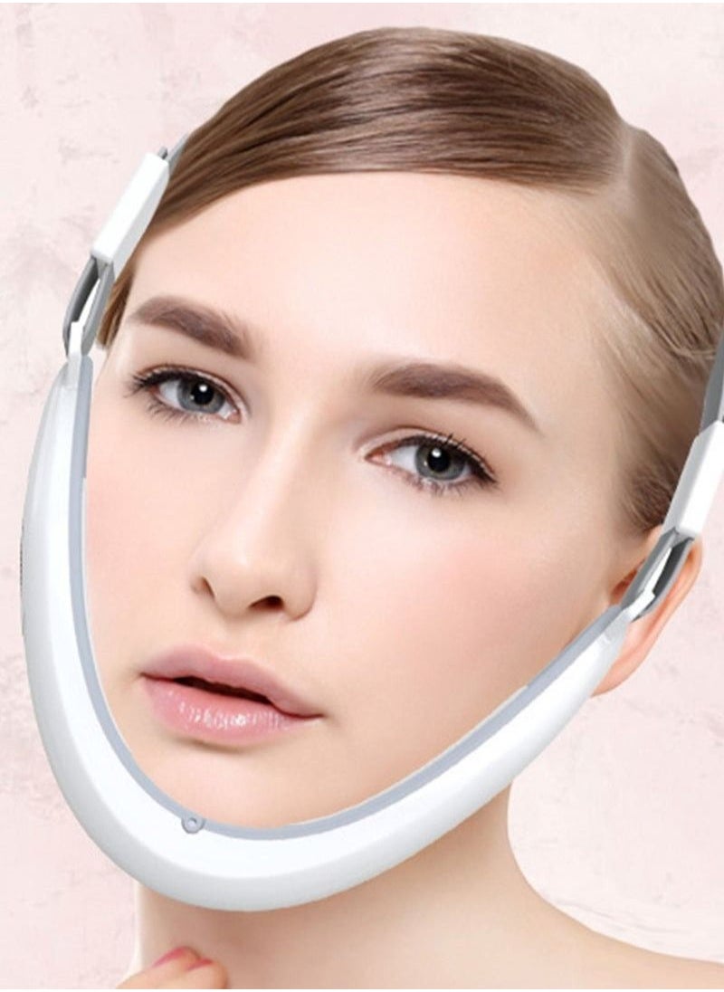 Generic - Electric V Face Shaping Massager Facial Lifting Belt Strap Beauty Device Red Blu-Ray Double Chin Removal - Image 1