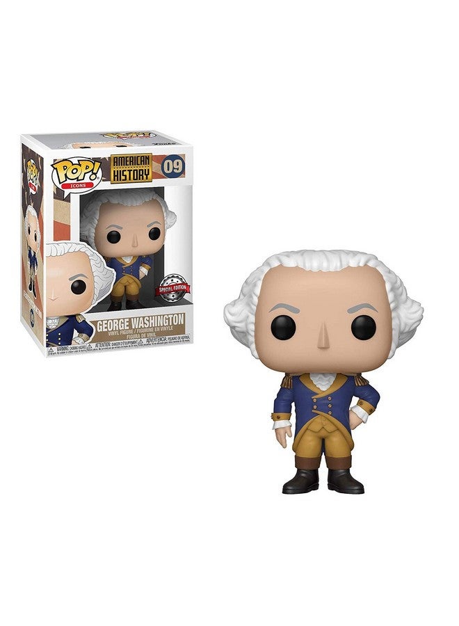 Funko Pop! Icons: History - George Washington, Multicolor - Image 1