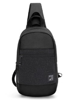 ARCTIC HUNTER XB00060 7.9-Inch Tablet Crossbody Sling Chest Waterproof Bag, Black  - Image 1