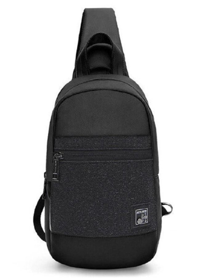 ARCTIC HUNTER XB00060 7.9-Inch Tablet Crossbody Sling Chest Waterproof Bag, Black  - Image 1