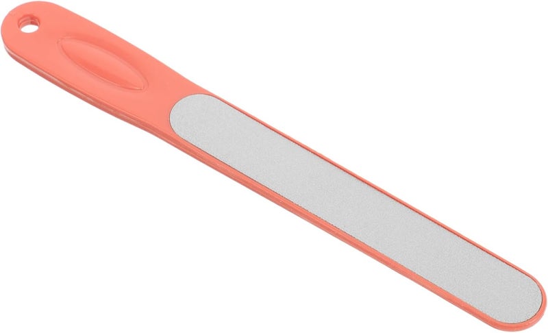 Zerodeko Stainless Steel Nail Files Nail File Buffer Metal Manicure Tool Polishing Nordic Orange Color Adults Professionals - Image 1