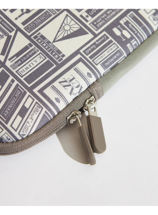 Chumbak TEAL By Chumbak Welcome to Library Laptop Sleeve - 13inch
