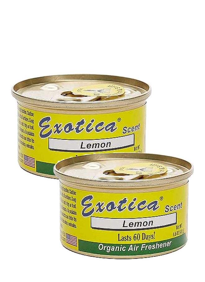 EXOTICA EXOTICA Organic Air Freshener Value Pack 2 count - Lemon Scent  - Image 1