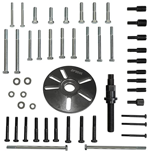 DPTOOL Harmonic Balancer Puller Removal & Install Tool Kit Flywheel Remover Crankshaft Pulley Removal Steering Wheel Pulling Set - Image 2