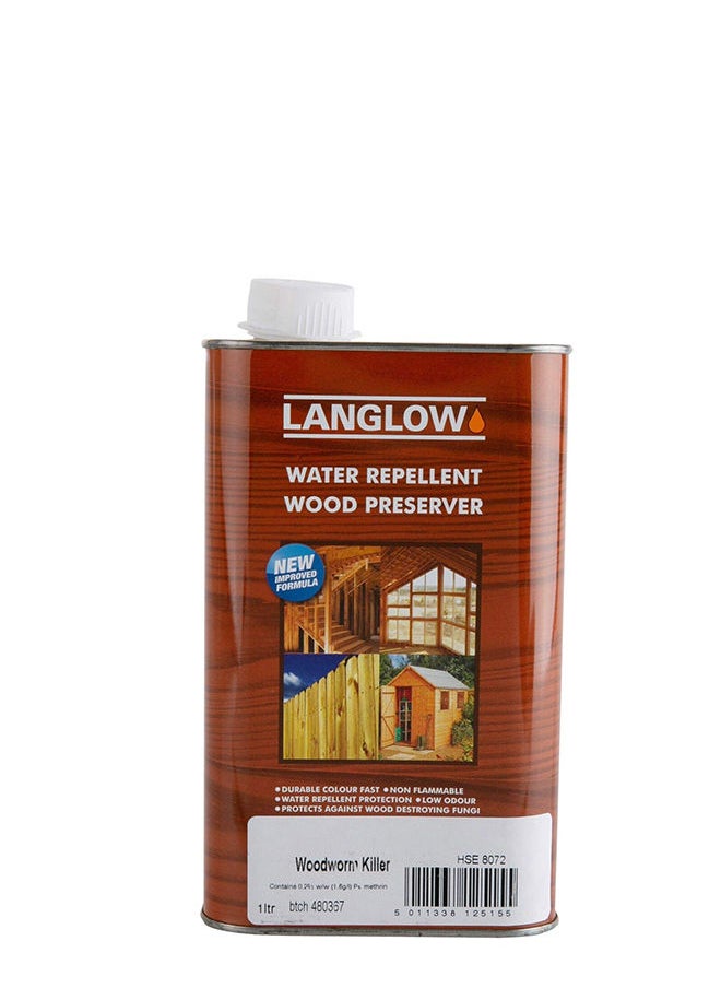 Langlow Langlow Woodworm Killer Wood Preserver (1L) 