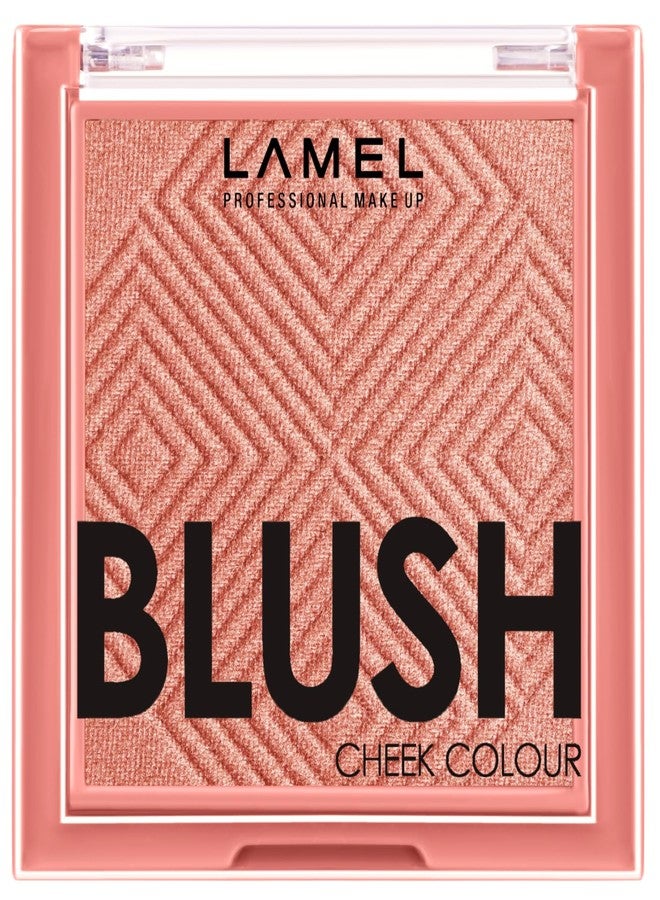 Lamel- Blush cheek colour 402- Rouge|Richly pigmented | Matte finish | Soft, silky texture |Blends easily |Universally flattering shades |3.8gm - Image 1