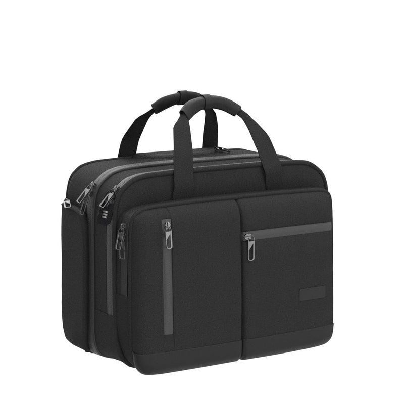 VANKEAN 17.3 Inch Rolling Laptop Bag, Waterproof Overnight Rolling Bags, Laptop Bags for Travel/Work/Business, Stylish Carry on Briefcase, Black - Image 4
