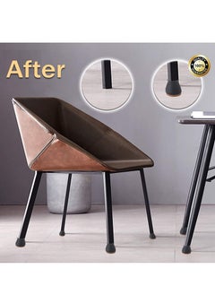 Y&D Silicone Chair Legs Floor Protectors Cover, Furniture Silicon Protection Cover with Felt Pad FIT 0.7 inch to 1.1  - Image 5