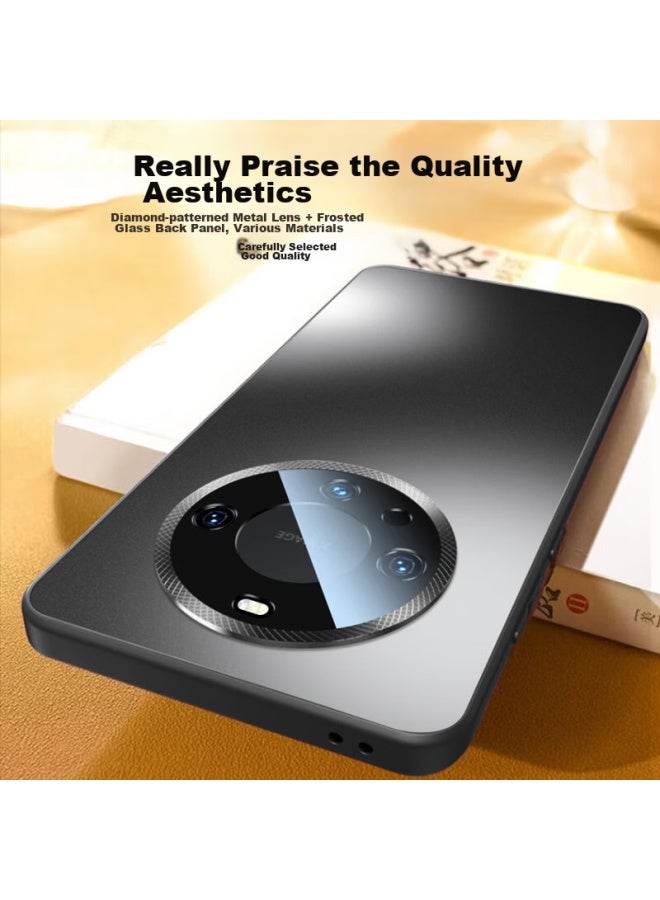 Neyaa Nai Xiao Ya Phone Case For Huawei Mate60, Mate60 Protective Cover, Full Lens Protection, Ultra-thin Frosted Silicone, Shockproof, Simple Design For Men And Women, Graphite Black - Image 2
