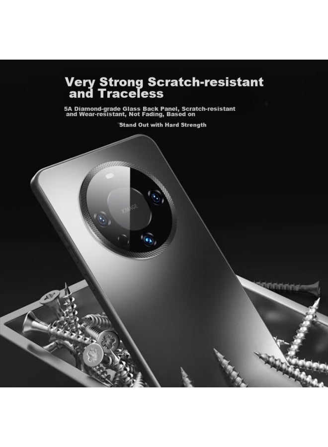 Neyaa Nai Xiao Ya Phone Case For Huawei Mate60, Mate60 Protective Cover, Full Lens Protection, Ultra-thin Frosted Silicone, Shockproof, Simple Design For Men And Women, Graphite Black - Image 3