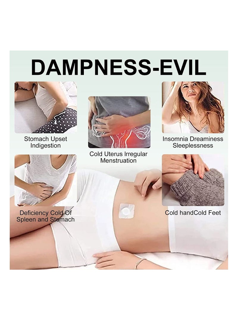 Generic - Belly Sticker Natural Wormwood Navel Patch for Women and Men Moxibustion Belly Button Patch Herbal Abdomen Waist Belly Patch - Image 1