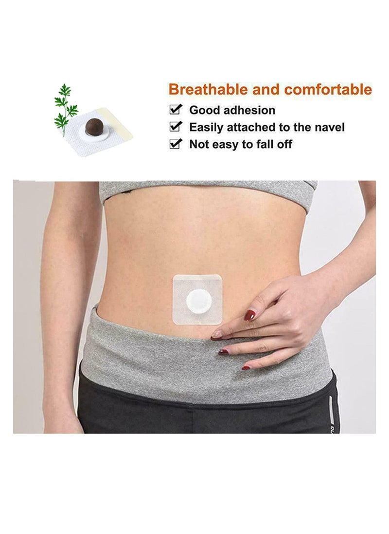 Generic - Belly Sticker Natural Wormwood Navel Patch for Women and Men Moxibustion Belly Button Patch Herbal Abdomen Waist Belly Patch - Image 1