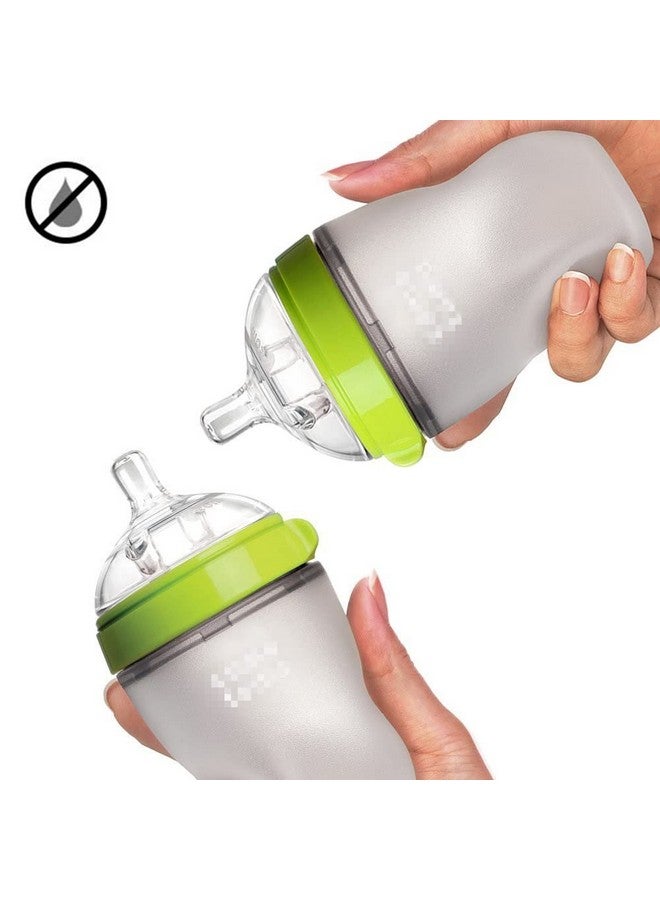 ROMIRUS Bottle Collars Rings Replacement For Comotomo Baby Feeding Bottles 4 Count (Pink) - Image 4