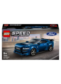 LEGO Speed Champions Ford Mustang Dark Horse Sports Car Toy Vehicle for 9 Plus Year Old Boys & Girls, Buildable Model Set with Driver Minifigure, Kids' Bedroom Decoration, Birthday Gift Idea 76920 (344 pieces)  - Image 2